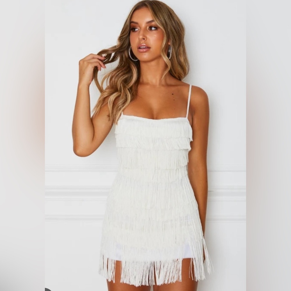 Finest Hour XS Mini Dress White